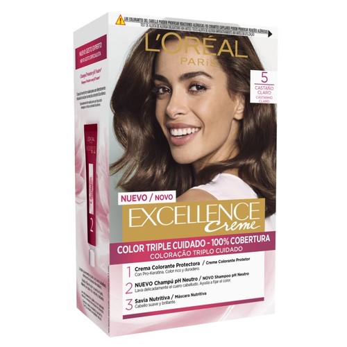 L'ORÉAL PARIS Tint color castany clar núm. 5 Excellence Creme