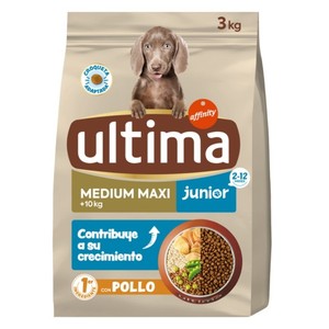 Comida de pollo para perro junior Medium-Maxi