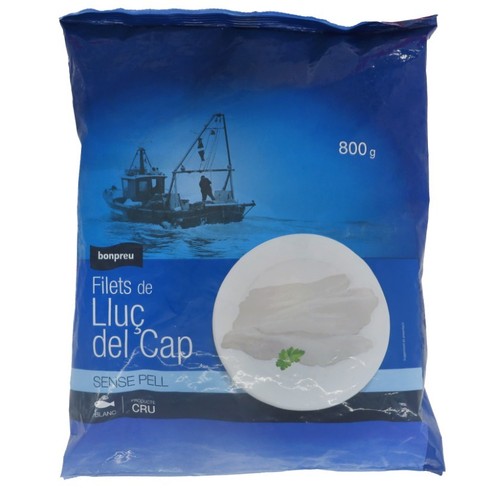 BONPREU Filets  de lluç del Cap sense pell