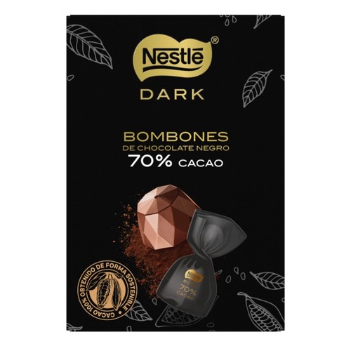 NESTLÉ DARK Bombons de xocolata negra 70% cacau
