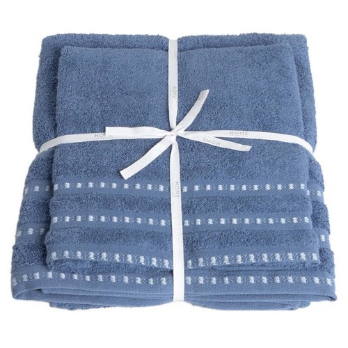 HOME INTERIORS Joc tovalloles Blau
