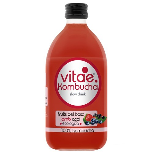 VITAE Te kombutxa de fruits del bosc amb açaí Km0 en ampolla