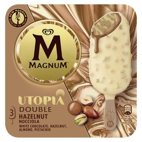 MAGNUM Gelat bombó doble avellana Utopia