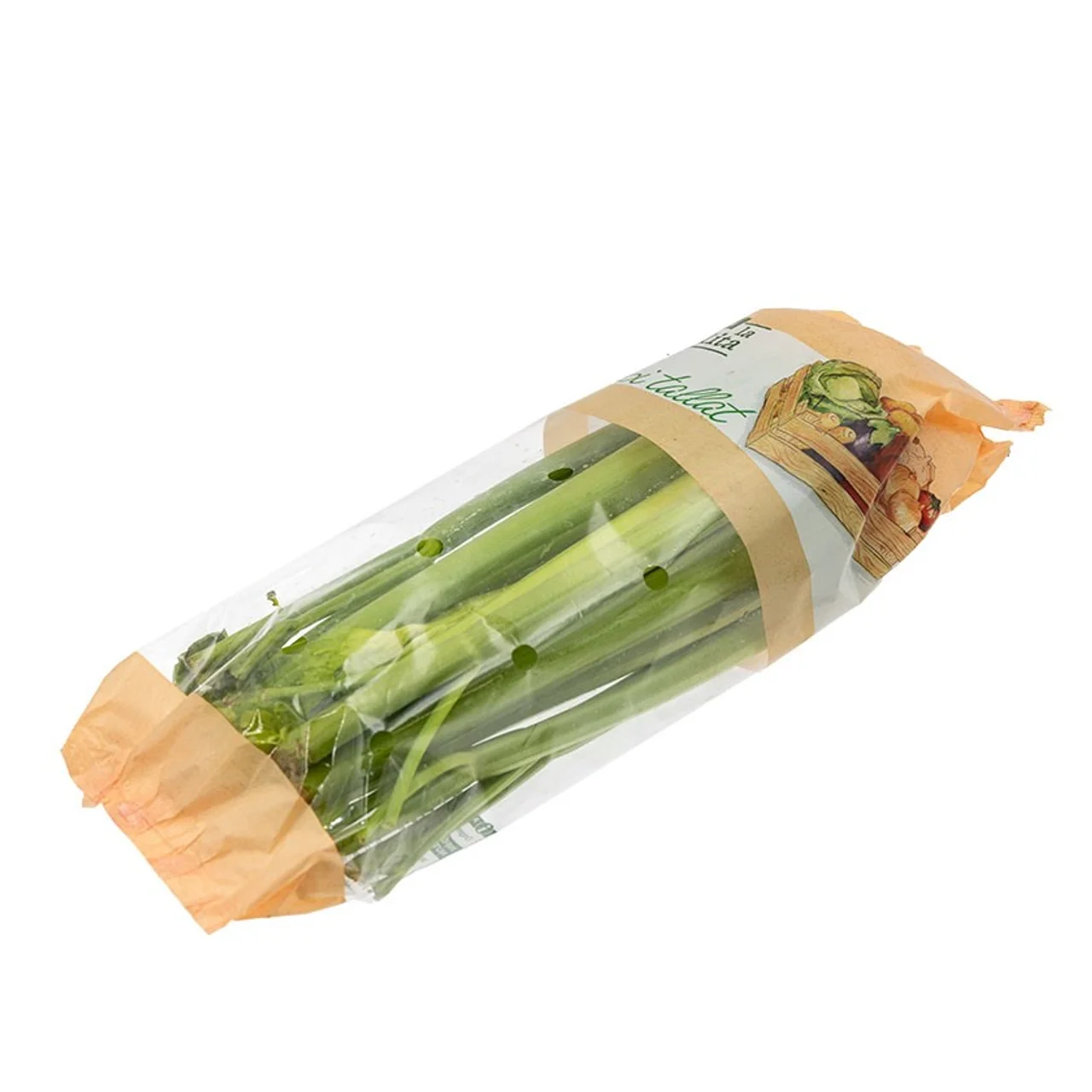 Apio cortado Km0 en bolsa de 400 g