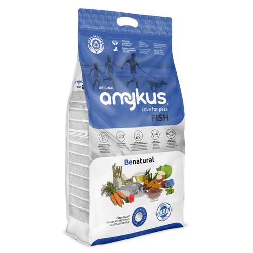 AMYKUS Menjar de peix per a gos adult