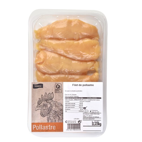 BONPREU Filet pollastre
