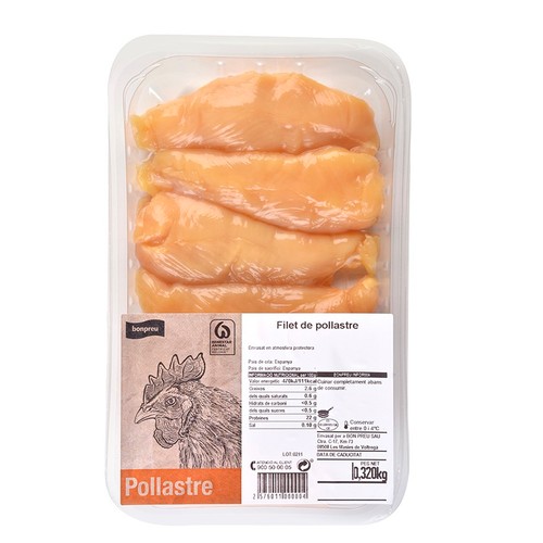 BONPREU Filet de pollastre