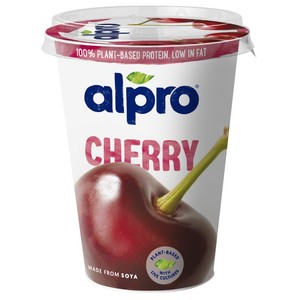Producto vegetal de soja con cereza