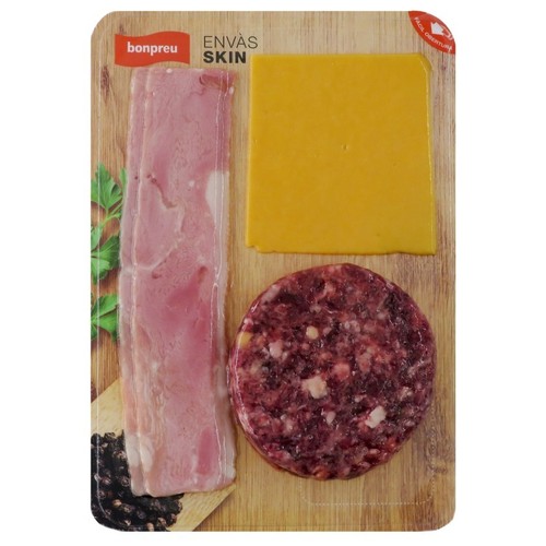 BONPREU Burger meat vaca madurada bacó i cheddar