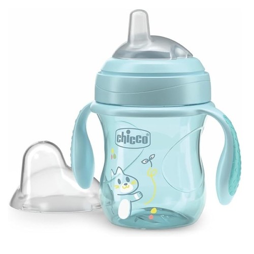 CHICCO Biberó 4M 200ml blau