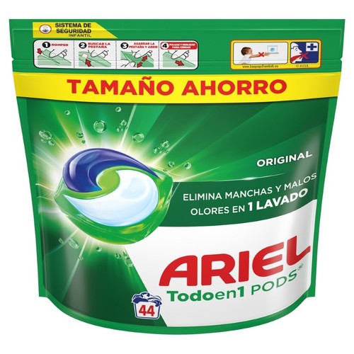 ARIEL Detergent en càpsules Original de 44 dosis