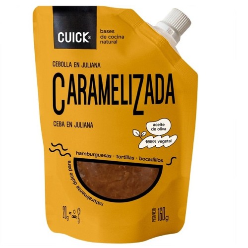CUICK Ceba caramel·litzada tallada en juliana