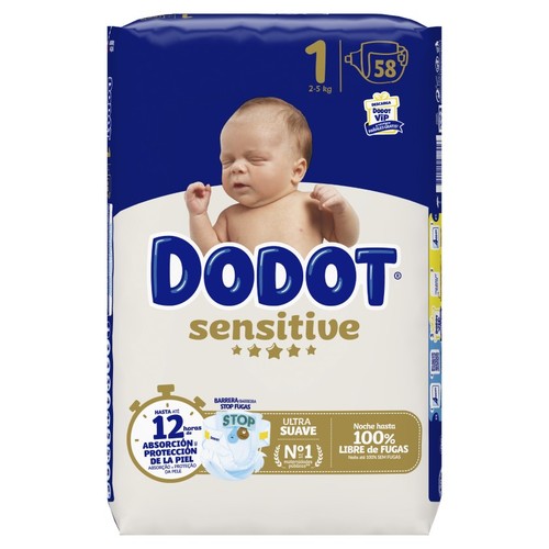 DODOT SENSITIVE Bolquers T1 (2-5 kg)