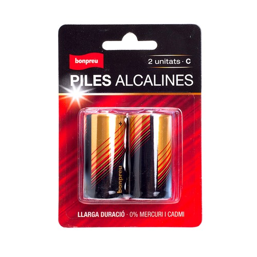 BONPREU Piles alcalines C LR14
