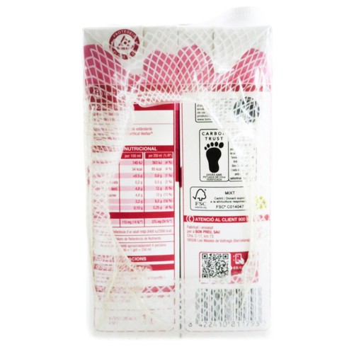 BONPREU Llet desnatada 6x1L en cartró