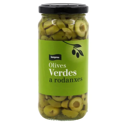 BONPREU Aceitunas negras en rodajas