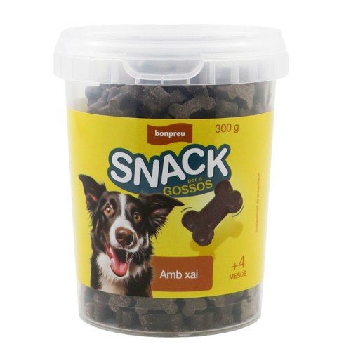 BONPREU Snack amb ossets de xai per a gos
