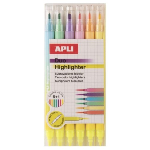 APLI Marcador fluor doble
