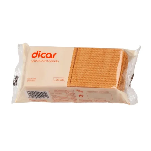 Galletas para helado cucurucho