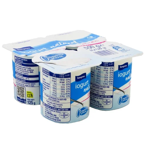 BONPREU Leche desnatada 6x1L en cartón