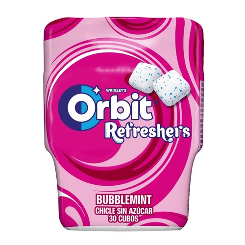 ORBIT Xiclets de menta i fruites sense sucre Refresher