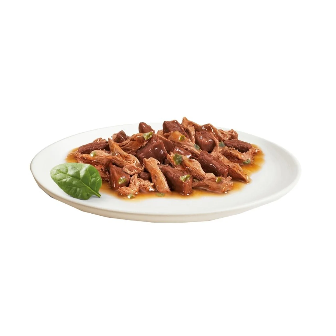 Comida de pescado con salsa Gourmet Gold