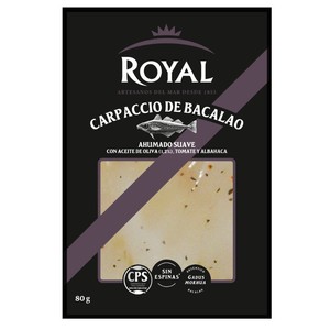 Imagen de ROYAL Carpaccio de Bacallà fumat
