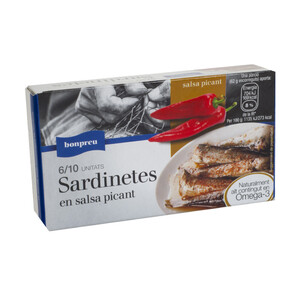 BONPREU Sardinetes amb salsa picant