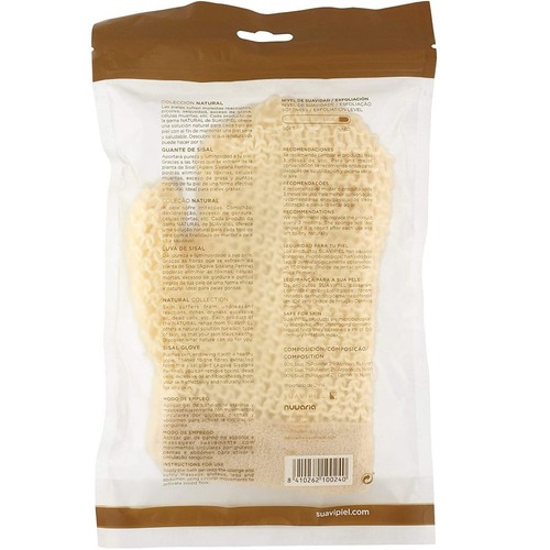 SUAVIPIEL Guant de sisal 100% natural ecològic