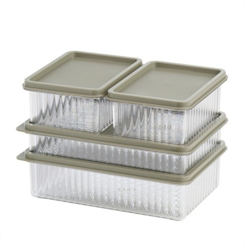  Set 4 hermètics apilables