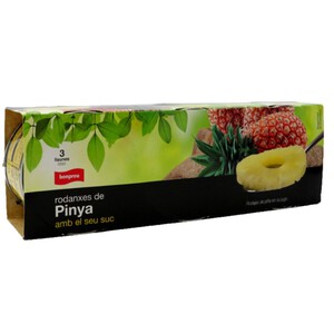 Imagen de BONPREU Pinya amb el seu suc a rondanxes