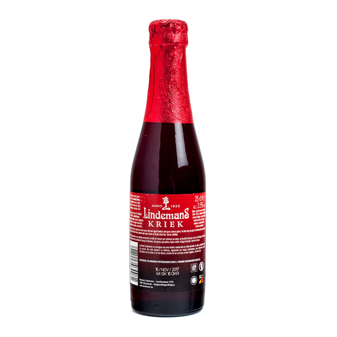 Cerveza belga en botella