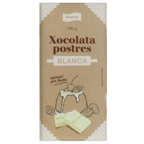 BONPREU Xocolata blanca postres