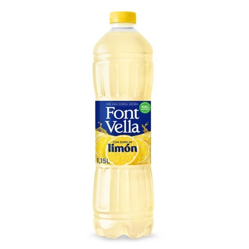 FONT VELLA Aigua amb suc de llimona 1,15 L en ampolla