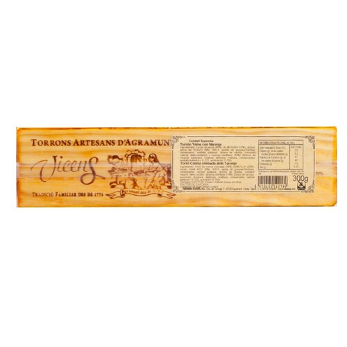 VICENS Torró de crema cremada amb taronja
