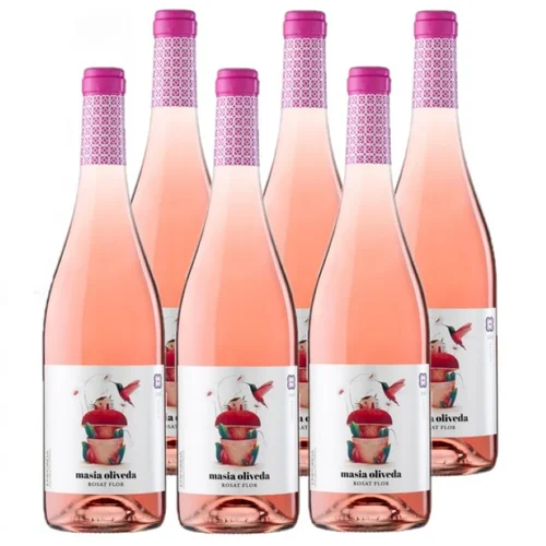 Caja de cava Brut rosat guarda