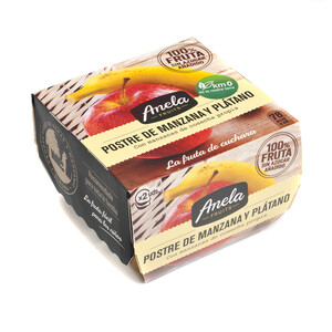 ANELA FRUITS Postres de poma i plàtan
