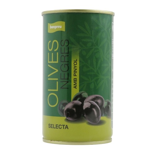 BONPREU Olives negres amb pinyol