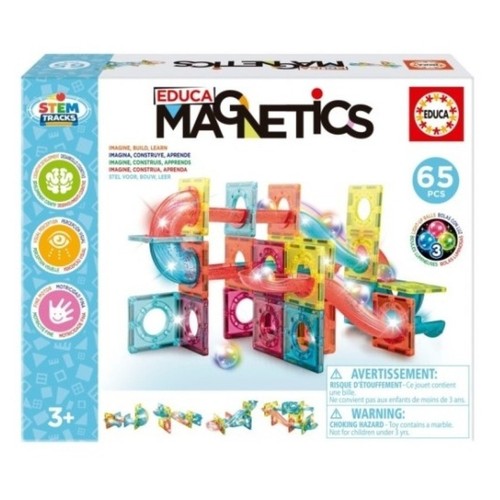 EDUCA Joc magnètic llums 65pcs