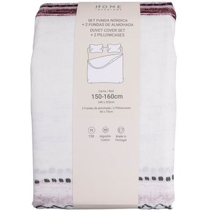 Imagen de HOME INTERIORS Joc 1 funda nòrdica i 2 fundes de coixí Ètnic de 150cm