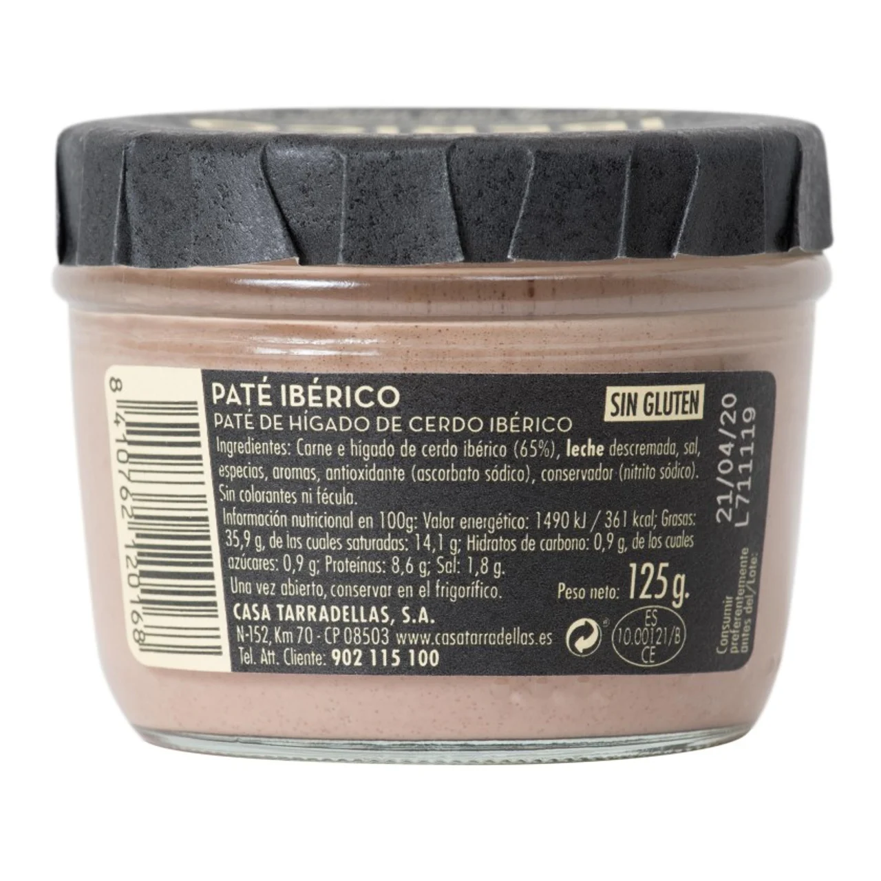 Paté de cerdo ibérico