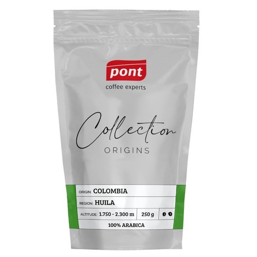 PONT Cafè en gra natural Collection Colombia Origins Km0