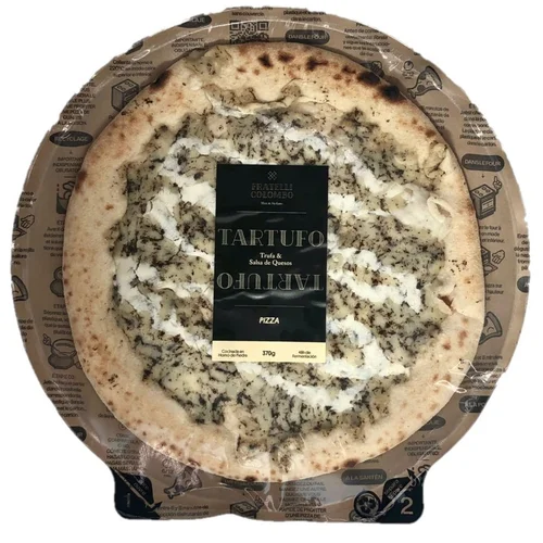 Pizza burrata y pesto