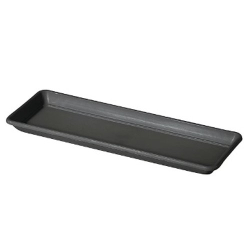 DEROMA Plat jardinera antracita 50cm