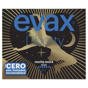 EVAX LIBERTY Compreses de nit amb ales Extra 9 ud