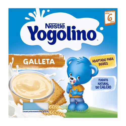 YOGOLINO Postres natilles amb galeta Yogolino