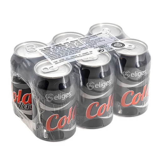 Refresco cola Cero en botella