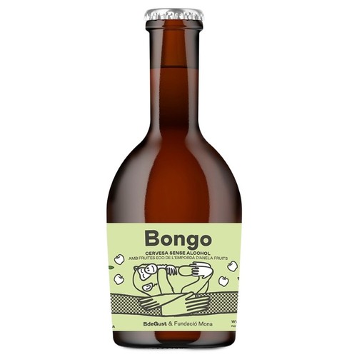 BDEGUST Cervesa sense alcohol ecològica Bongo Km0 en ampolla