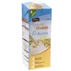 BONPREU Beguda de civada 0% sucres en cartró