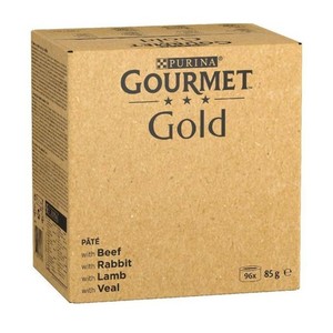 Imagen de GOURMET GOLD Maxi pack de menjar humit Mousse Variat per a gat adult